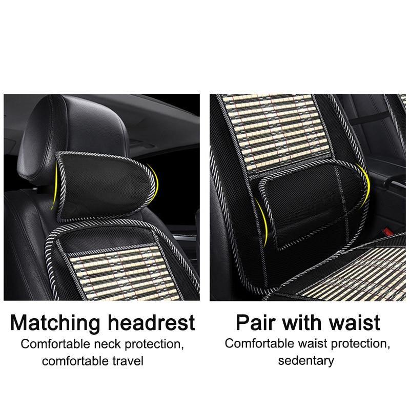 Universal Comfortable Bamboo Car Cushion