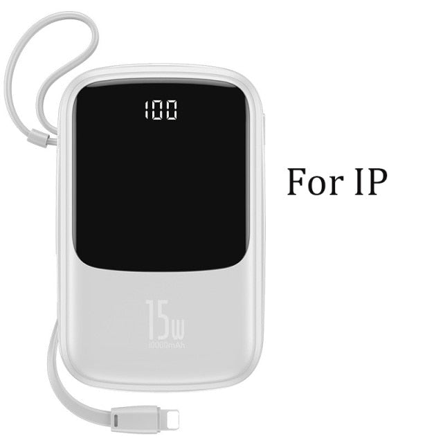 Built-in Charger Mini Power Bank