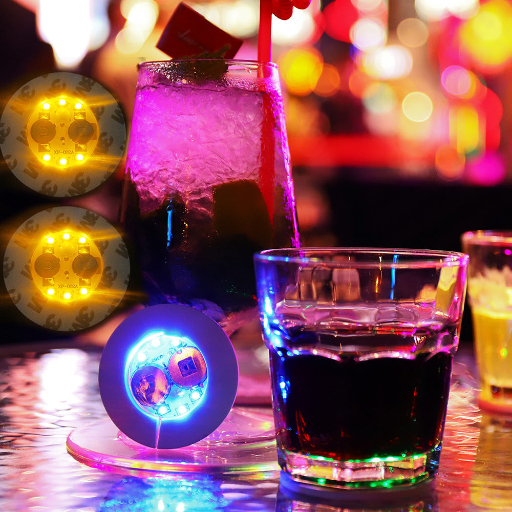 Bottle Light Up Sticky Party Coasters