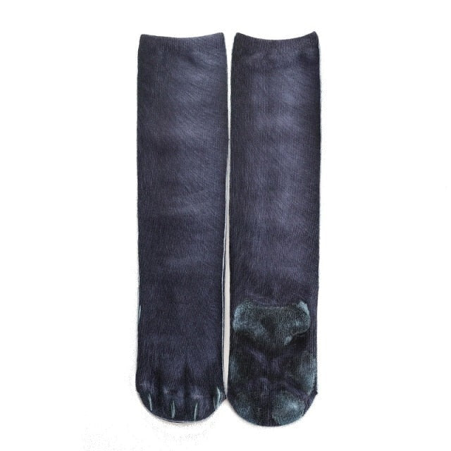 Cat Paw 3D Printed Unisex Socks