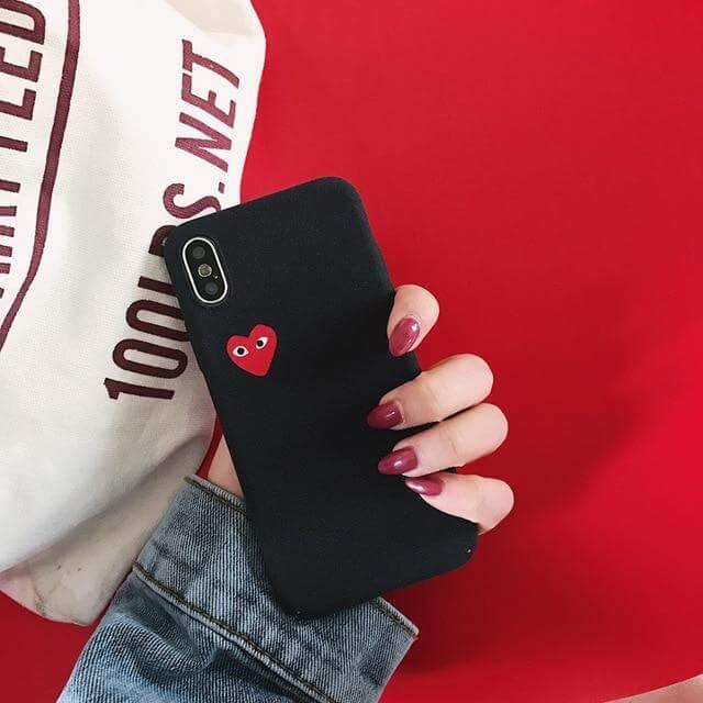 Hard Matte Love Solid Iphone Cases