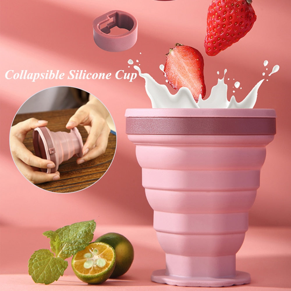 Folding Telescopic Silicone Mug