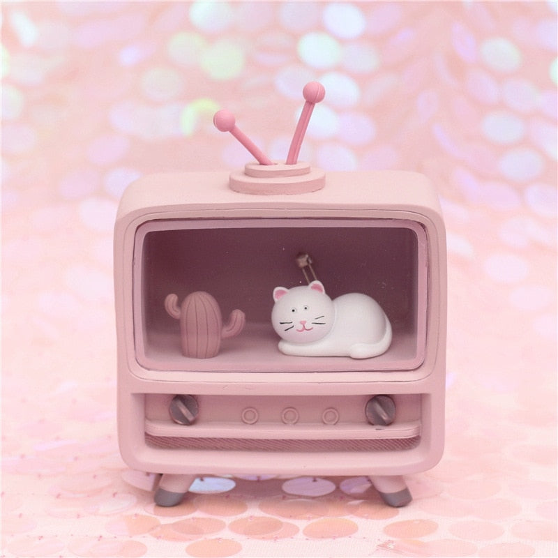 Cozy Cat TV Mini Night Lamp