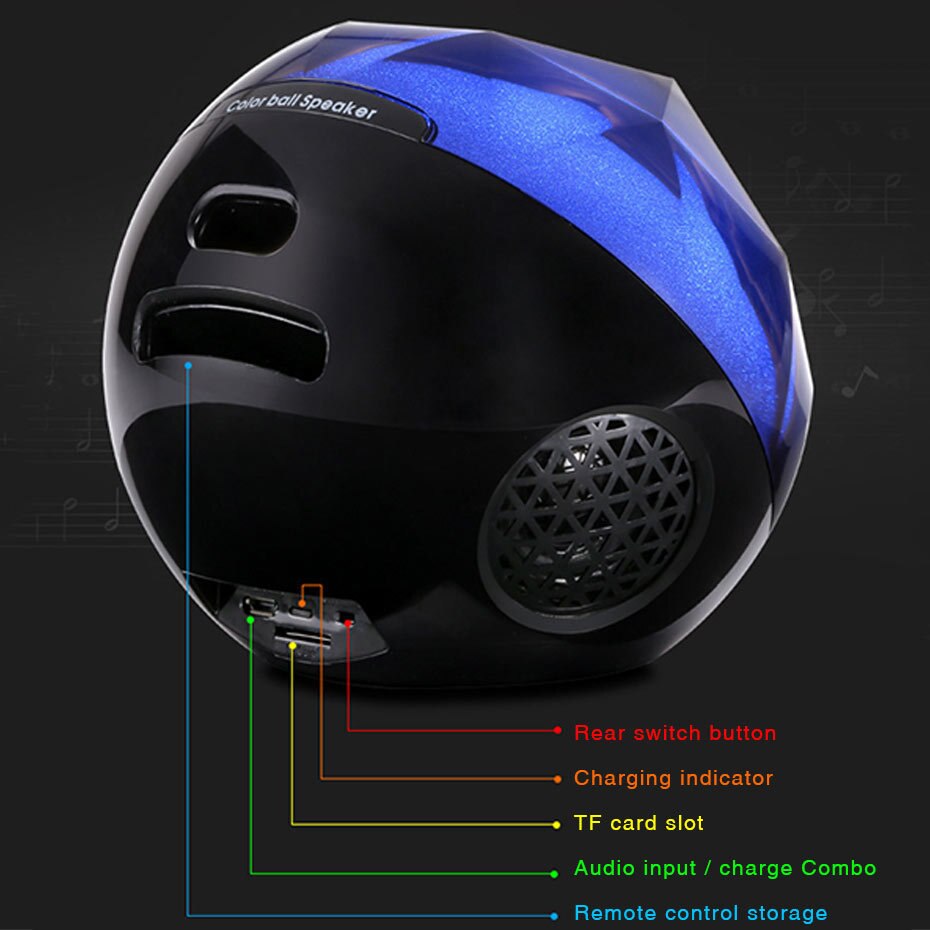 Projector Magic Speaker LED Night Lamp