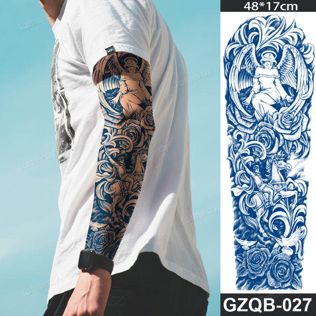 Long Lasting Full Arm Sleeve Tattoo Sticker