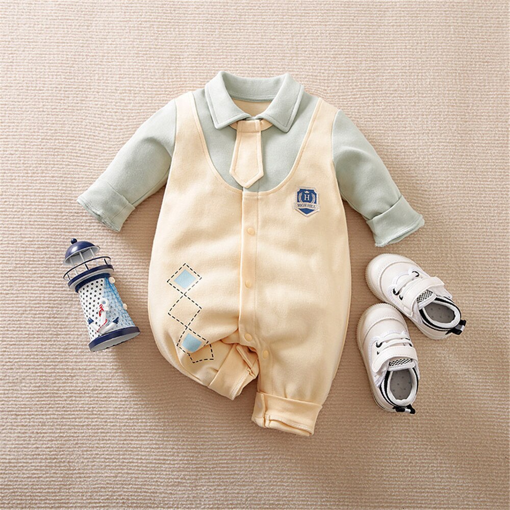 Newborn Baby Gentleman Jumpsuit