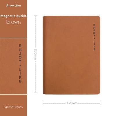 High-grade Pastel Leather Surface Business Notebook