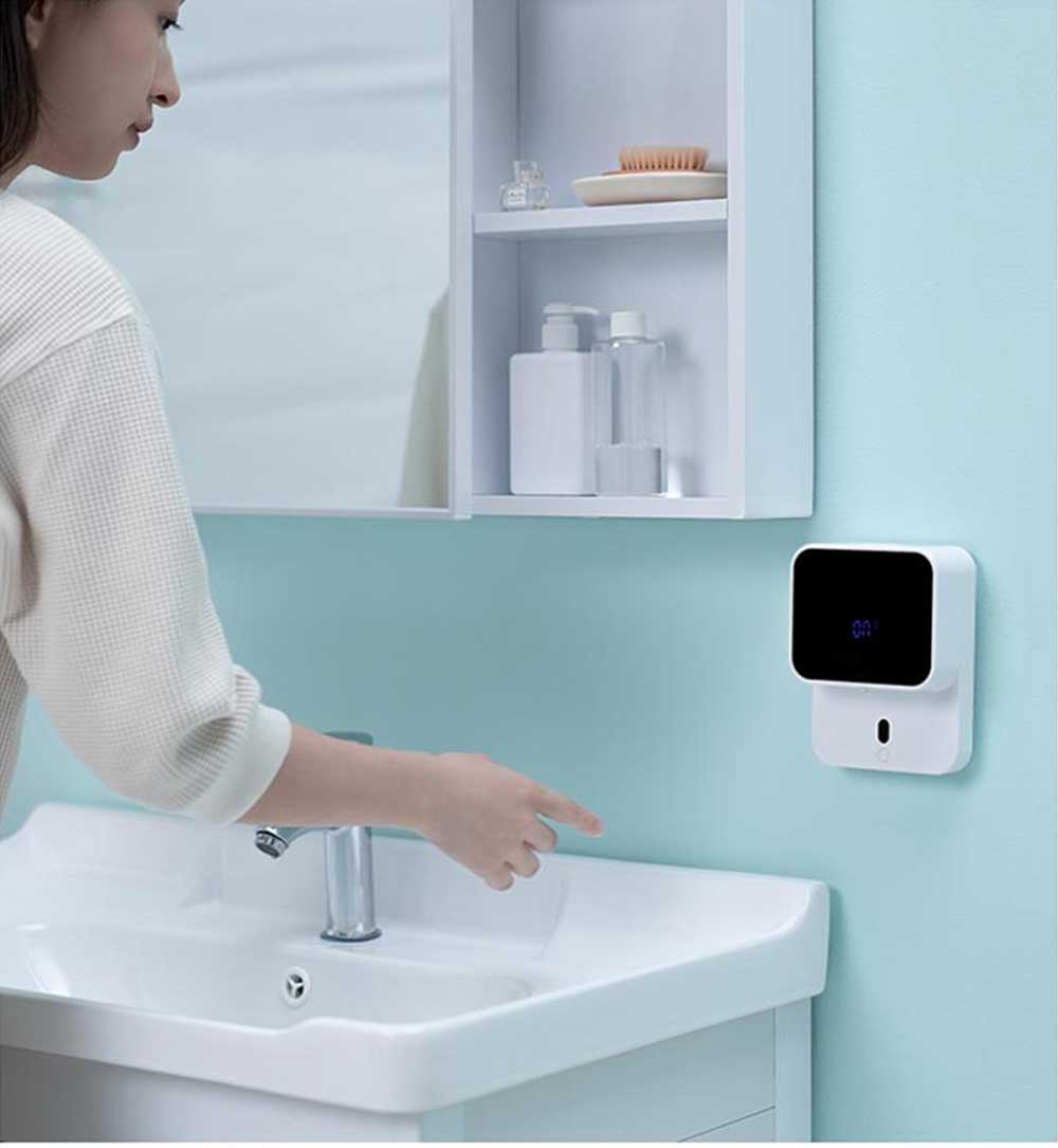 Automatic Sensor LED Display Foam Hand Washer