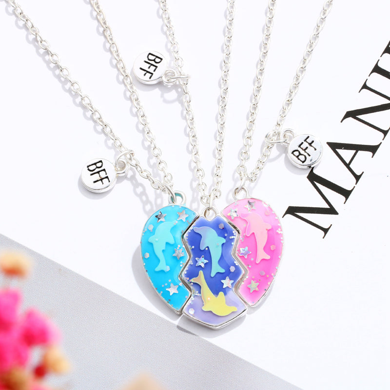 Magnetic Lovely Couples Pendant Necklace