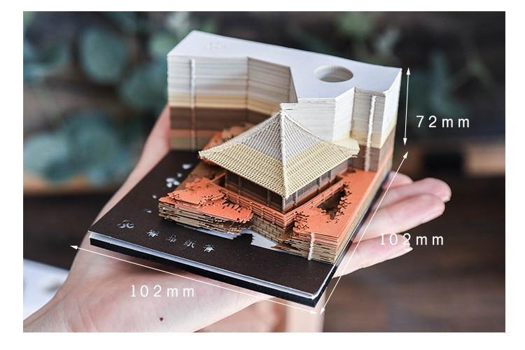 Creative 3D Ancient Architectural Creative Paper