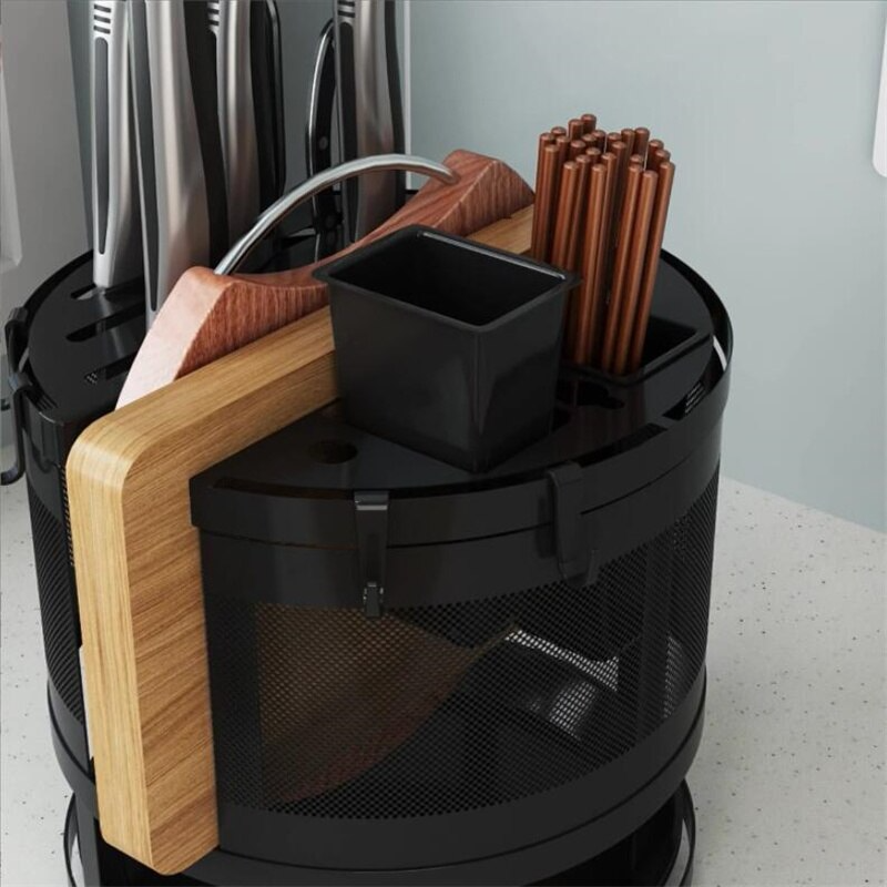 Rotating Kitchen Organizer Shelf Box