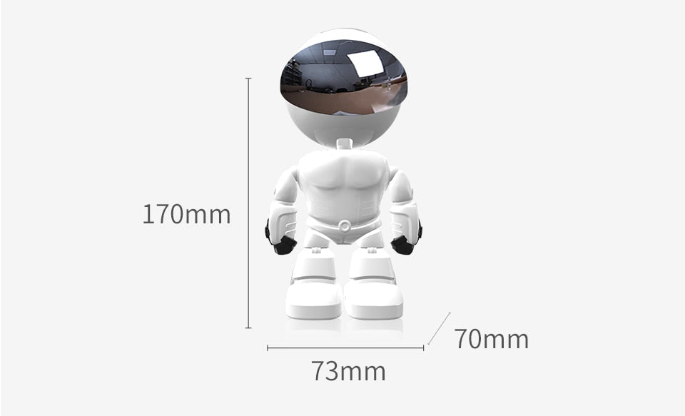 Panoramic Rotatable Robot Security Camera