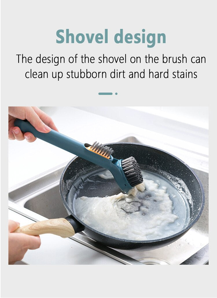 2in1 Long Handle Dish Brush