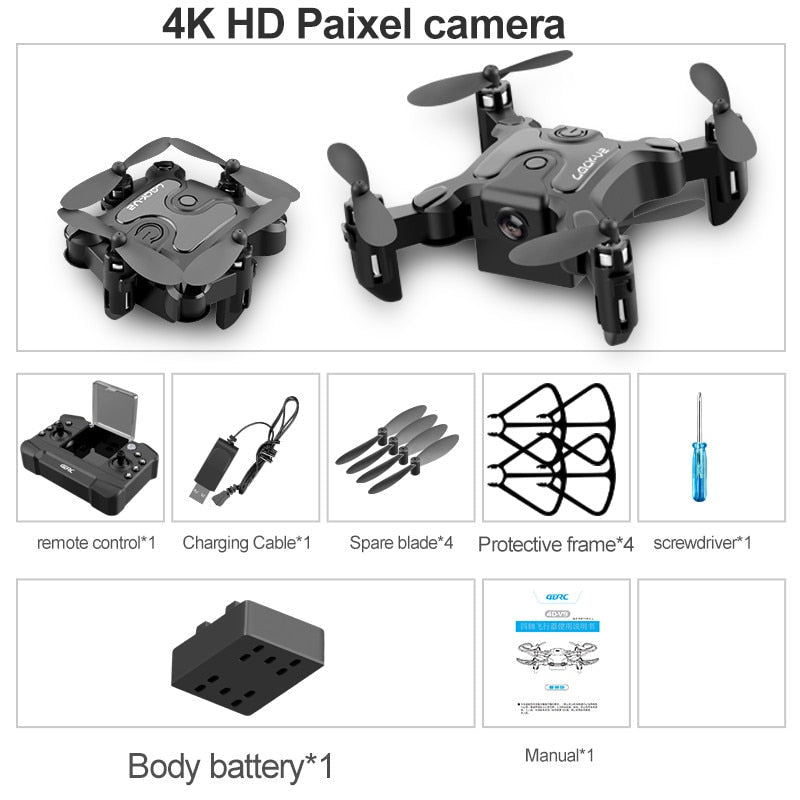 Mini Smart Foldable RC HD FPV Drone