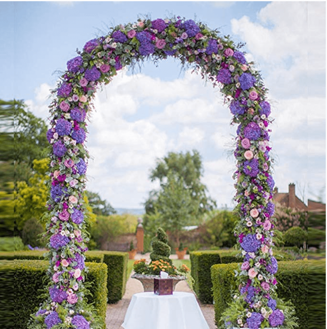 Wedding Decoration Party Props White Metal Wedding Arch