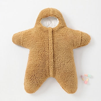 Cute Baby Starfish Winter Onesie