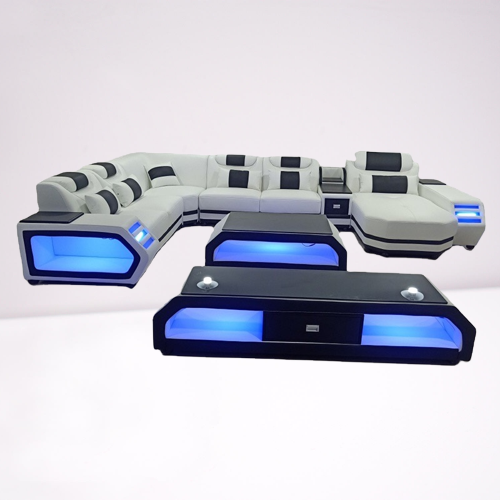 Futuristic Hyper-Lounge Grand Living Sofa Set