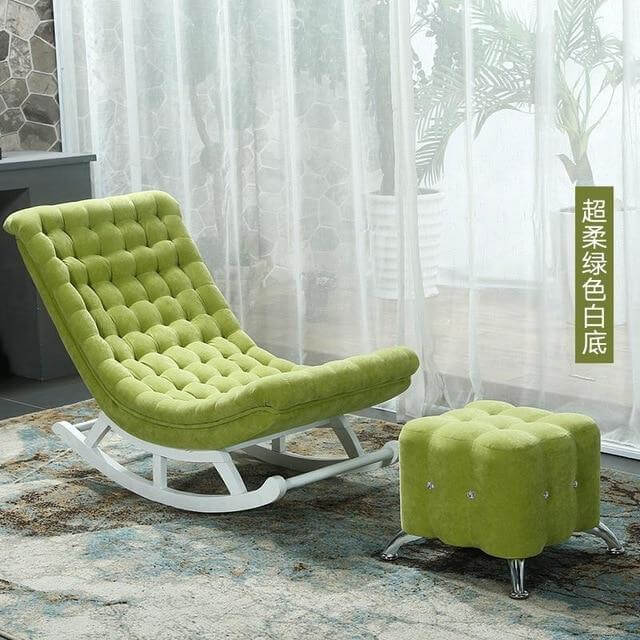 European High-end  Luxury Rocking Rocking Lounge Chair