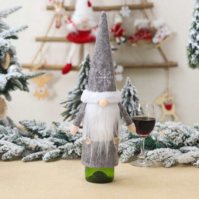 Christmas Santa Bottle Cover