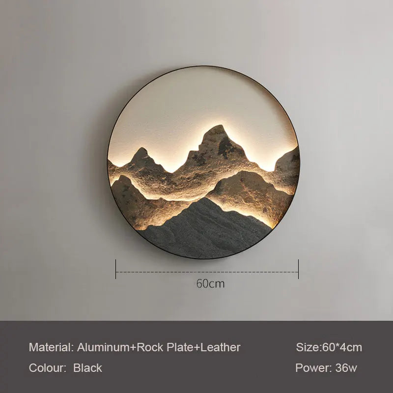 Zen-Inspired Landscape View Artsy Wall Decor