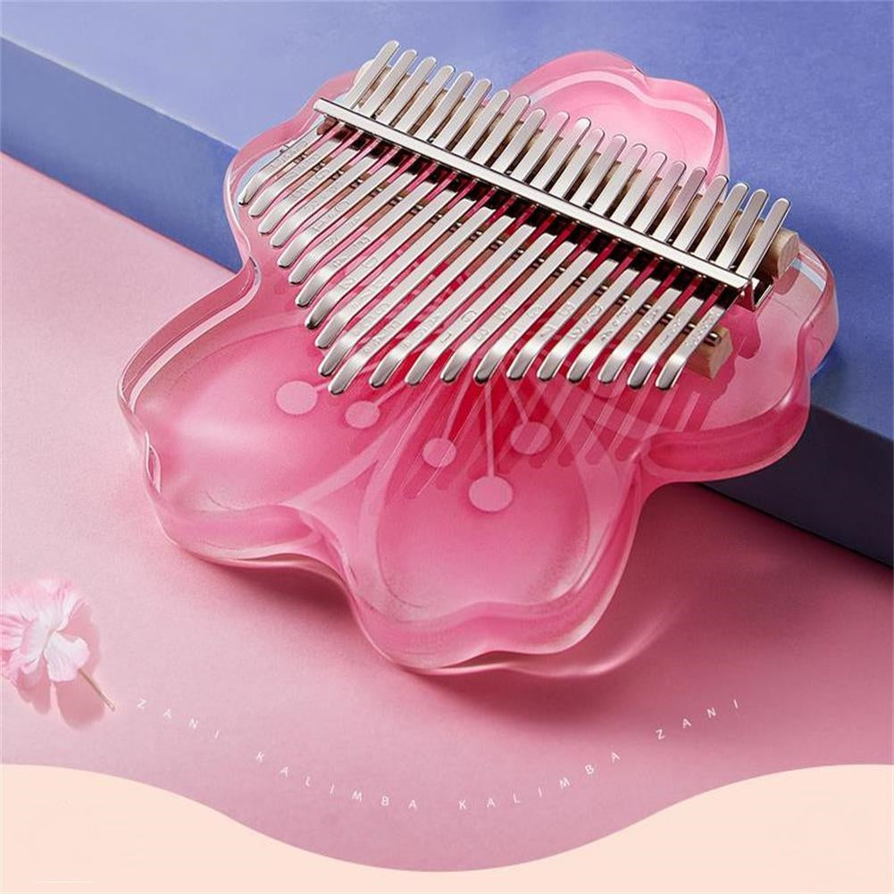 Cherry Blossom Kalimba Acrylic Thumb Piano