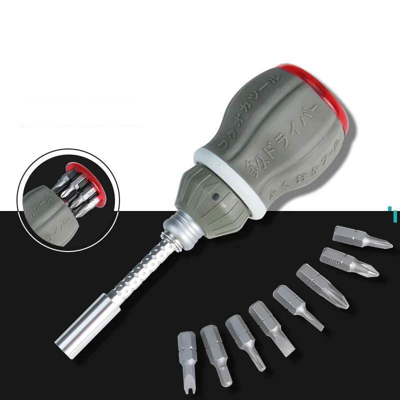 Telescopic Portable Magnetic Fix Flex Screwdriver Set