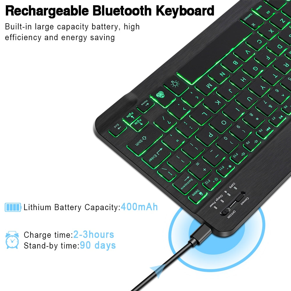 Eclipse Portable Bluetooth Keyboard Mouse Set