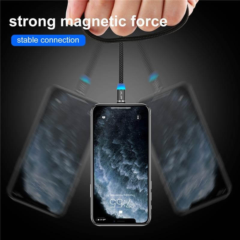 LED Fast Charging Magnetic USB Cable