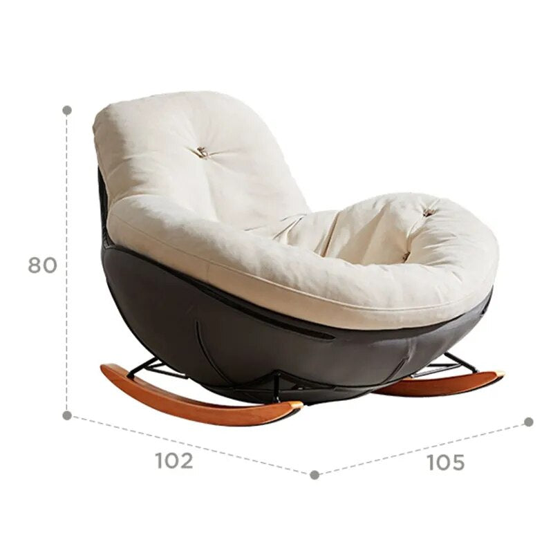 Cloud Comfort Nordic Rocking Chair