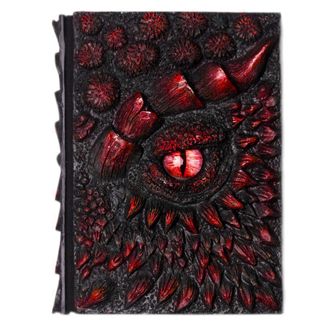 Vintage 3D Dragon Notebook