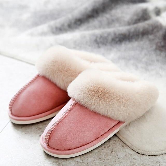 Lightweight Washable Comfy Plush Slippers