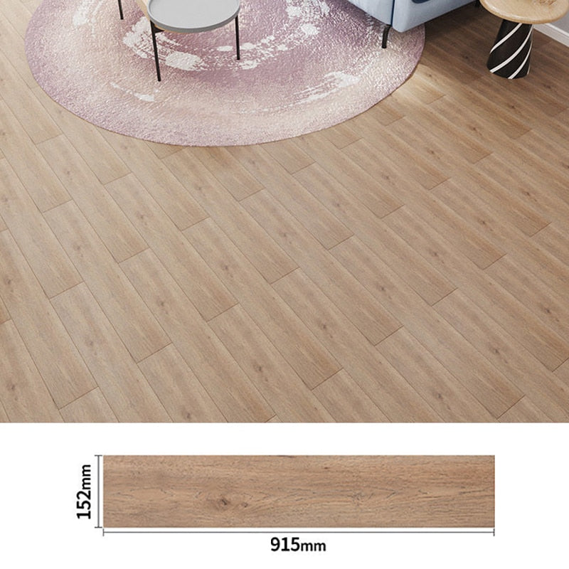 Modern Wood Grain PVC Self-Adhesive Floor Sticker