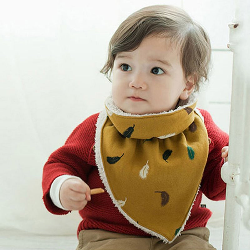 Baby Winter Warm Cute Feeding Scarf and Towel