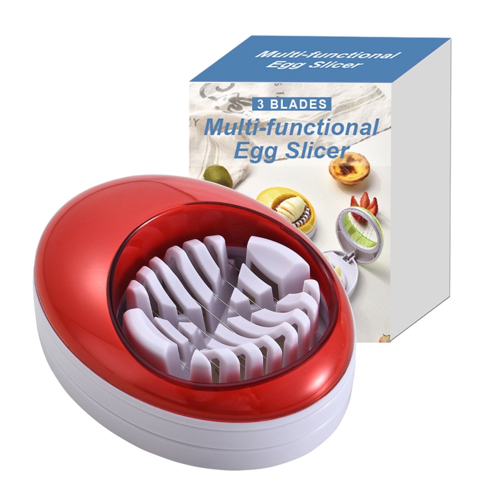 Multifunctional Boiled Easy Egg Slicer