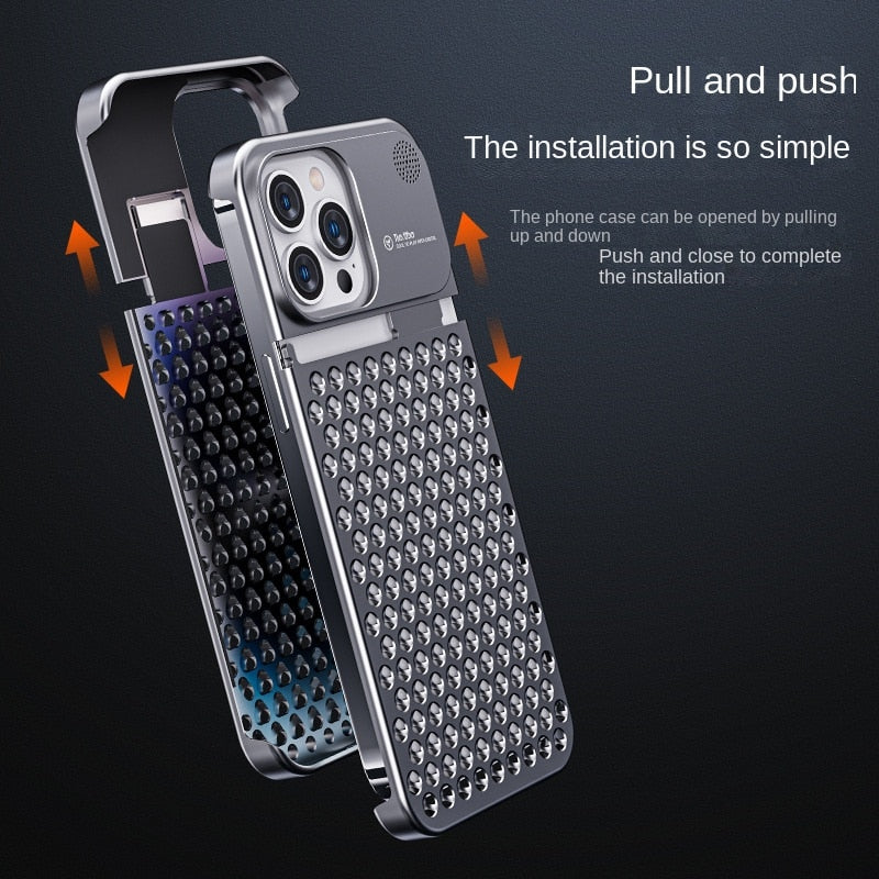 Metal Vent Premium Aluminum Alloy iPhone Case