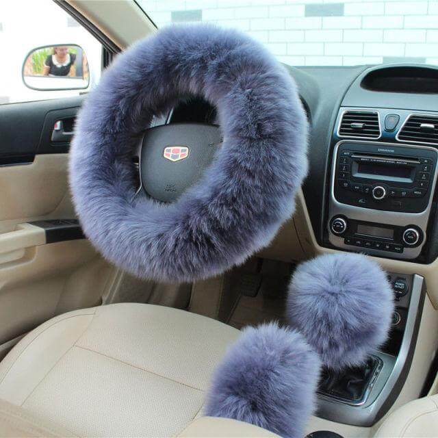 Universal Plush Warm Steering Wheel Cover