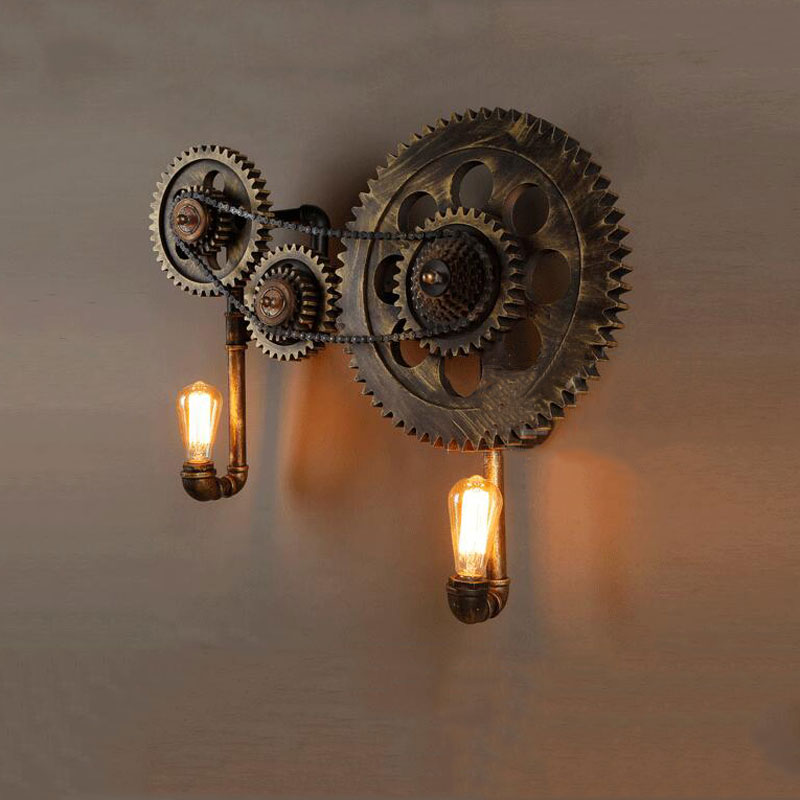 Loft Style Edison Wall Sconce Style Iron Water Lamp