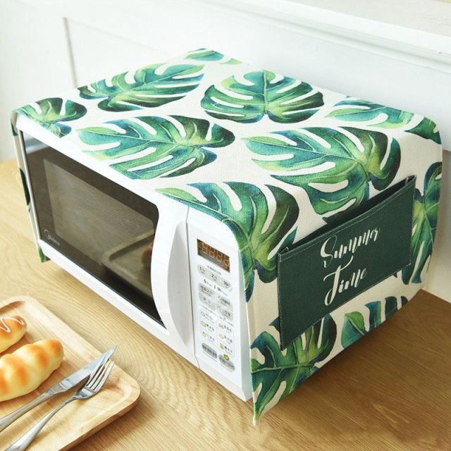 Artsy Microwave Cotton Cover Organizer