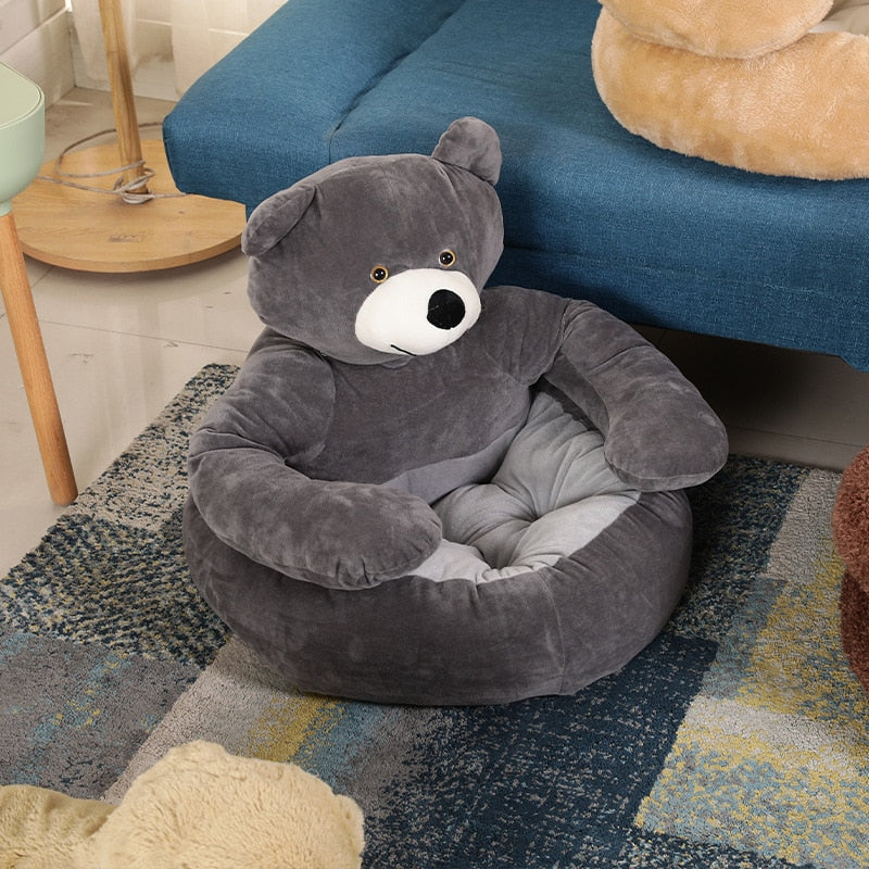 Snuggly Bear Super Soft Comfy Pet Bed