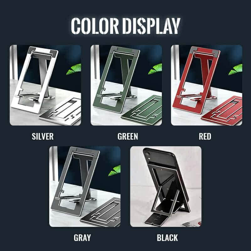 Ultra-thin Portable Foldable Aluminum Phone Holder