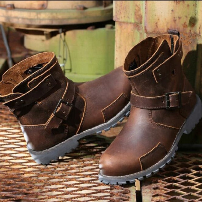 New England Leather Men Winter Boots