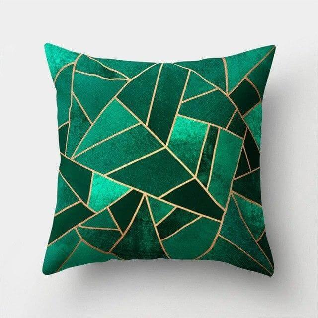 Square Decorative Geometric Striped Pillow Cases