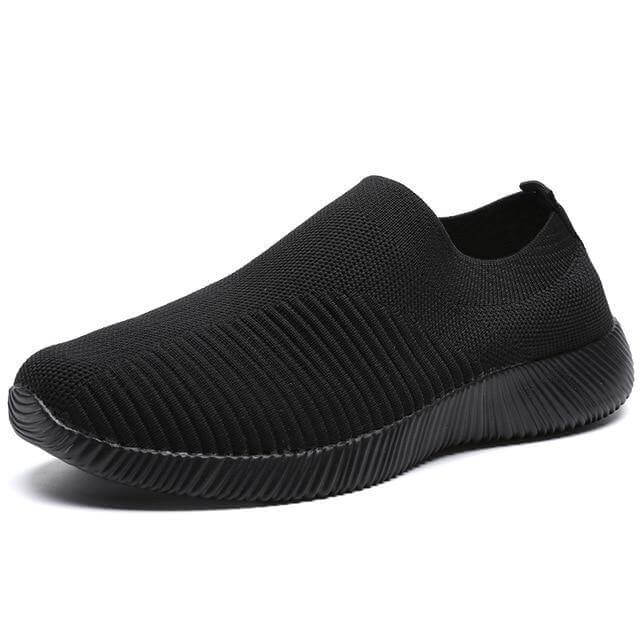 Breathable Slip on Knit Running Shoes