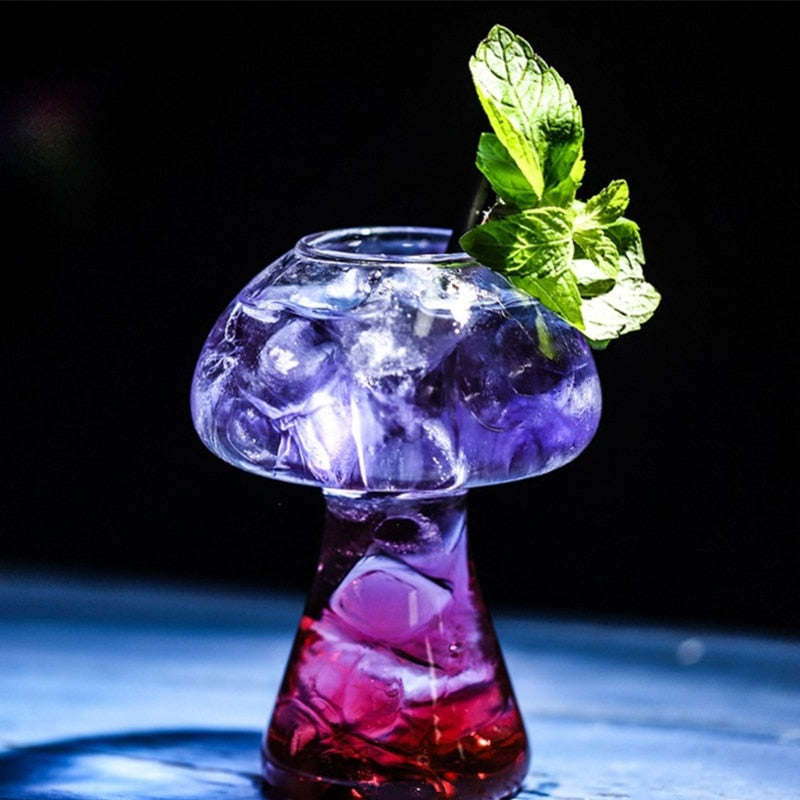 Creative Mushroom Cocktail Glass