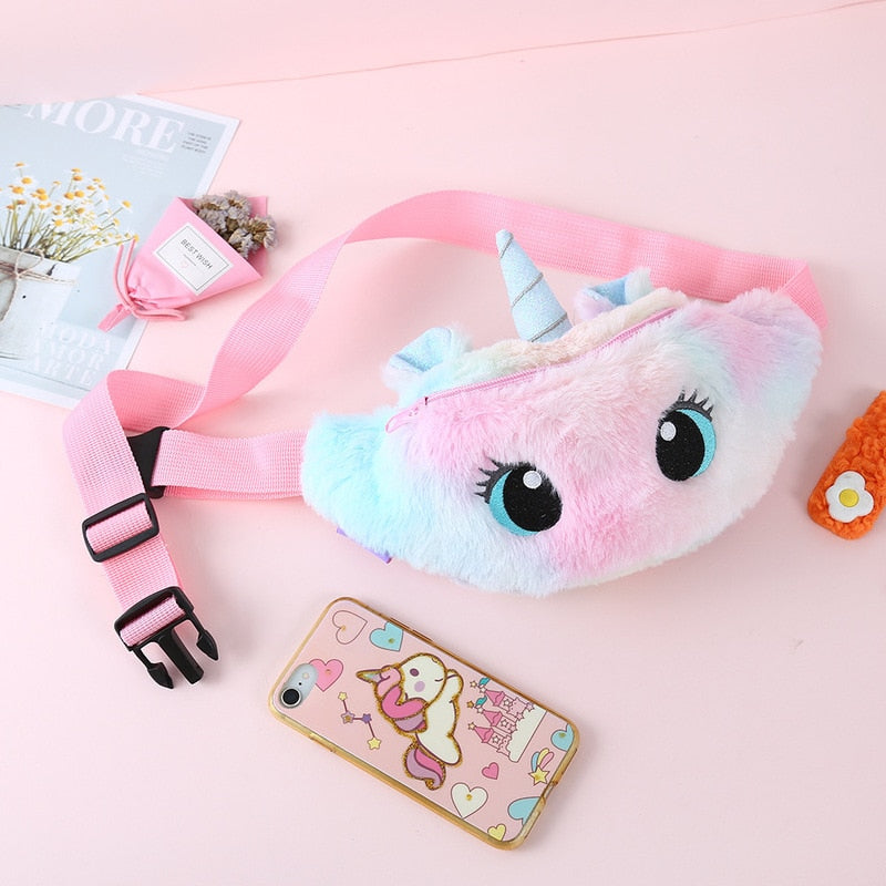 Cute Unicorn Kids Waist Bag