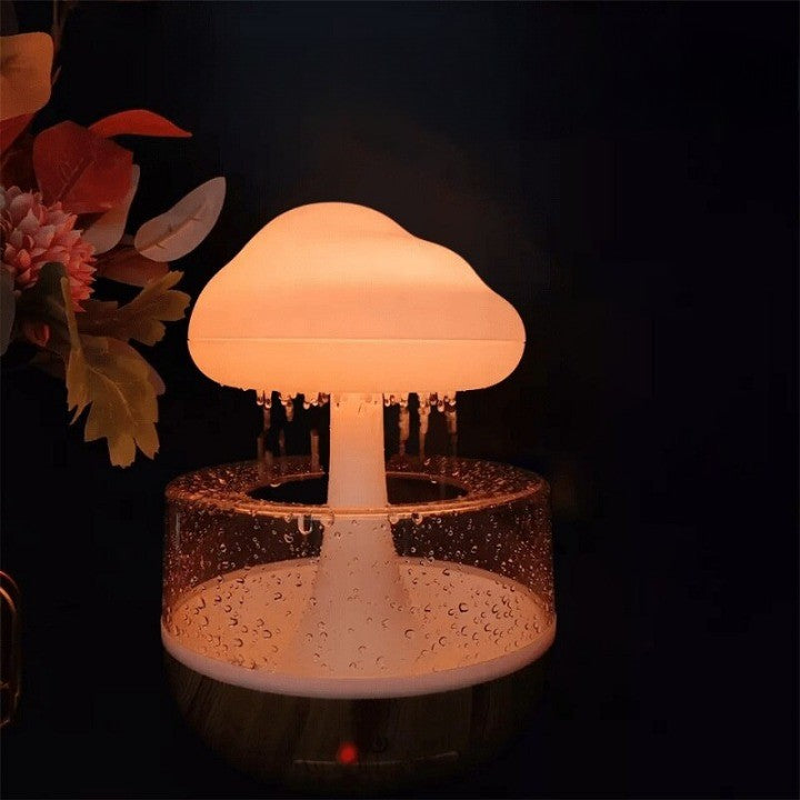 Rain Cloud Mushroom Air Humidifier Night Lamp