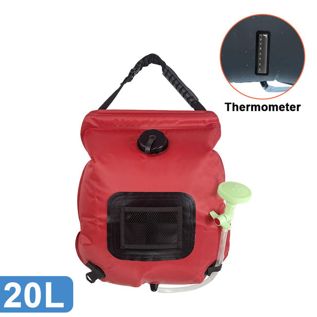 Soar-Powered Portable Travel Heated Shower Bag