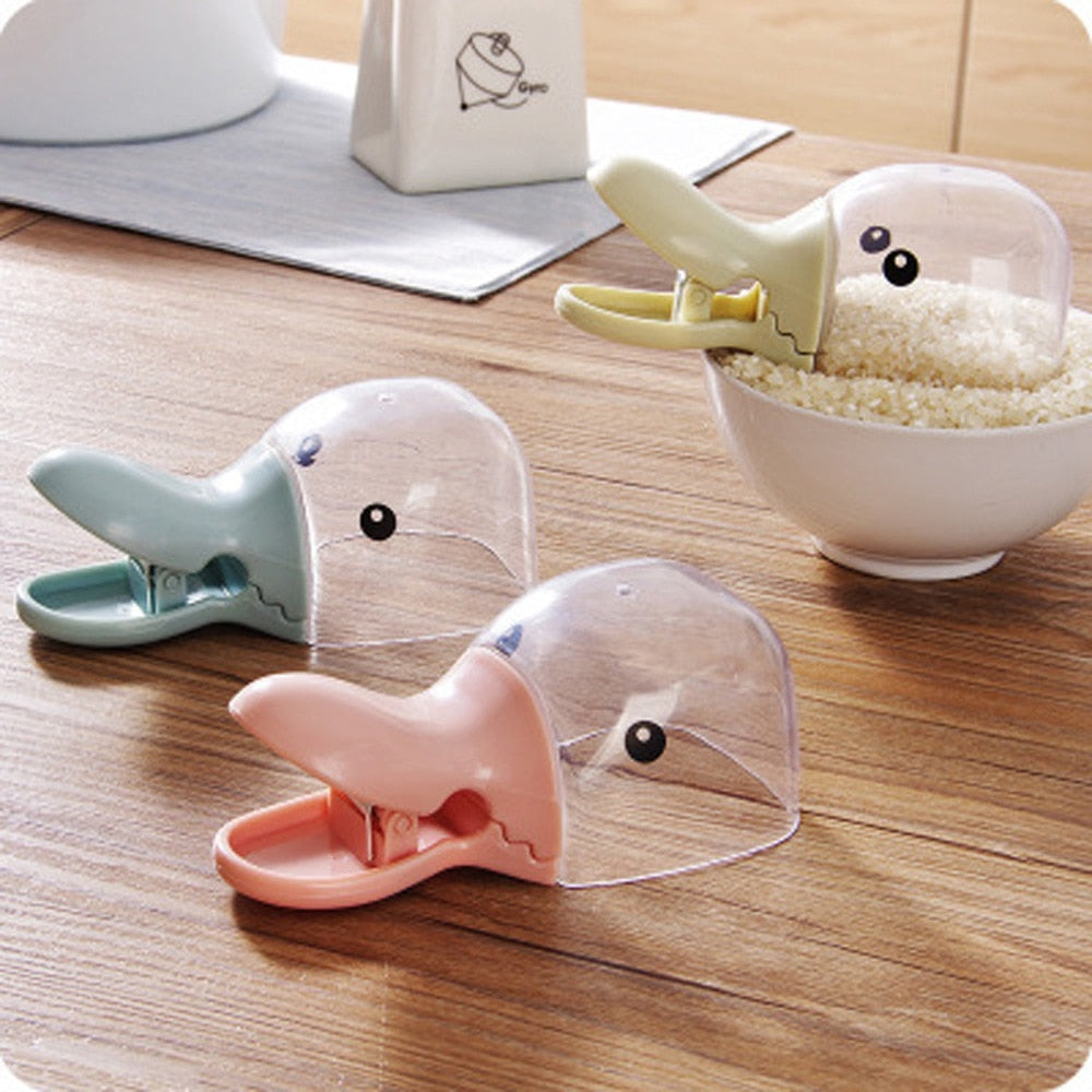 Duck Shape Sealing Clip Spoon