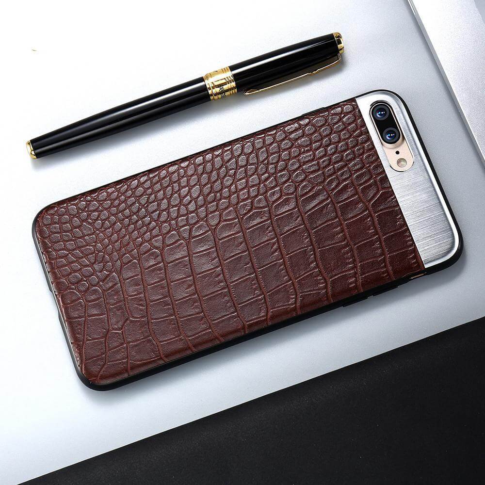 Luxury Protection iPhone 6&7 Case Metal Leather Case