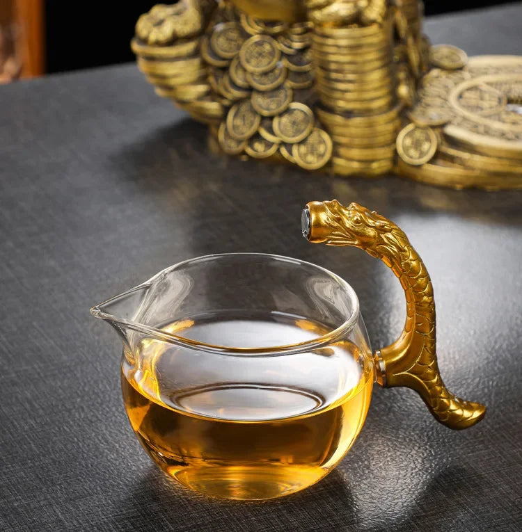 Dragon Phoenix Fully Automatic Magnetic Teapot